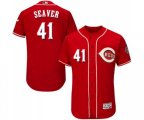 Cincinnati Reds #41 Tom Seaver Red Alternate Flex Base Authentic Collection Baseball Jersey