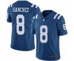 Indianapolis Colts #8 Rigoberto Sanchez Limited Royal Blue Rush Vapor Untouchable Football Jersey