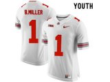 2016 Youth Ohio State Buckeyes Braxton Miller #1 College Football Limited Jersey - White