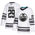 Edmonton Oilers #29 Leon Draisaitl White 2019 All-Star Game Parley Authentic Stitched NHL Jersey