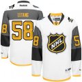 Pittsburgh Penguins #58 Kris Letang Premier White 2016 All Star NHL Jersey