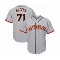 San Francisco Giants #71 Tyler Rogers Authentic Grey Road Cool Base Baseball Player Jersey