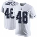 Dallas Cowboys #46 Alfred Morris White Rush Pride Name & Number T-Shirt