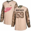Detroit Red Wings #59 Tyler Bertuzzi Authentic Camo Veterans Day Practice NHL Jersey
