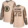 Boston Bruins #72 Frank Vatrano Authentic Camo Veterans Day Practice NHL Jersey