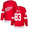 Detroit Red Wings #83 Trevor Daley Premier Red Home NHL Jersey