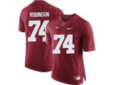 2016 Alabama Crimson Tide Cam Robinson #74 College Football Limited Jersey - Crimson