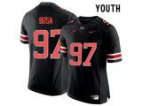 2016 Youth Ohio State Buckeyes Nick Bosa #97 College Football Limited Jersey - Blackout