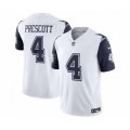 Dallas Cowboys #4 Dak Prescott Thanksgiving White 2023 F.U.S.E. Vapor Limited Stitched Football Jersey