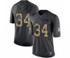 Indianapolis Colts #34 Rock Ya-Sin Limited Black 2016 Salute to Service Football Jersey