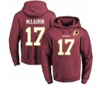 Washington Redskins #17 Terry McLaurin Red Name & Number Pullover Hoodie