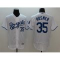 Kansas City Royals #35 Eric Hosmer White Stitched Baseball Jersey