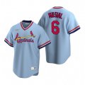 Nike St. Louis Cardinals #6 Stan Musial Light Blue Cooperstown Collection Road Stitched Baseball Jersey