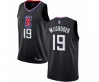 Los Angeles Clippers #19 Rodney McGruder Authentic Black Basketball Jersey Statement Edition