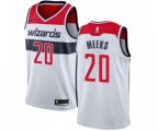 Washington Wizards #20 Jodie Meeks Swingman White Home NBA Jersey - Association Edition