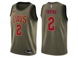 Cleveland Cavaliers #2 Kyrie Irving Green Salute to Service NBA Swingman Jersey