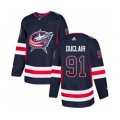 Columbus Blue Jackets #91 Anthony Duclair Authentic Navy Blue Drift Fashion NHL Jersey