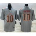 Kansas City Chiefs #10 Isiah Pacheco Gray Atmosphere Fashion Stitched Jersey