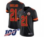 Kansas City Chiefs #21 Bashaud Breeland Limited Black Rush Vapor Untouchable 100th Season Football Jersey