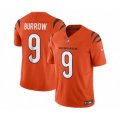 Cincinnati Bengals #9 Joe Burrow Orange 2023 F.U.S.E. Vapor Untouchable Limited Stitched Jersey