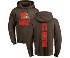 Cleveland Browns #52 Ray-Ray Armstrong Brown Backer Pullover Hoodie
