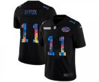 San Francisco 49ers #11 Brandon Aiyuk Multi-Color Black 2020 NFL Crucial Catch Vapor Untouchable Limited Jersey