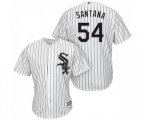 Chicago White Sox #54 Ervin Santana Replica White Home Cool Base Baseball Jersey