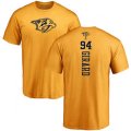 Nashville Predators #94 Samuel Girard Gold One Color Backer T-Shirt