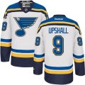 St. Louis Blues #9 Scottie Upshall Authentic White Away NHL Jersey