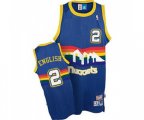 Denver Nuggets #2 Alex English Authentic Light Blue Throwback Basketball Jersey
