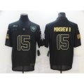 Jacksonville Jaguars #15 Gardner Minshew II Black Nike 2020 Salute To Service Limited Jersey