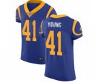 Los Angeles Rams #41 Kenny Young Royal Blue Alternate Vapor Untouchable Elite Player Football Jersey