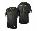2019 Golden Edition Baltimore Orioles Custom Black Jersey