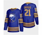 Buffalo Sabres #21 Kyle Okposo 2020-21 Home Authentic Player Stitched Hockey Jersey Royal Blue