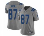 Indianapolis Colts #87 Reggie Wayne Limited Gray Inverted Legend Football Jersey