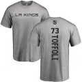 Los Angeles Kings #73 Tyler Toffoli Ash Backer T-Shirt