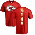 Kansas City Chiefs #70 Bryan Witzmann Red Backer T-Shirt