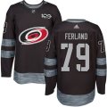 Carolina Hurricanes #79 Michael Ferland Black 1917-2017 100th Anniversary Stitched NHL Jersey