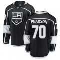 Los Angeles Kings #70 Tanner Pearson Authentic Black Home Fanatics Branded Breakaway NHL Jersey