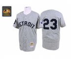 1969 Detroit Tigers #23 Willie Horton Authentic Grey Throwback Baseball Jersey