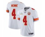 Kansas City Chiefs #4 Chad Henne White 2021 Super Bowl LV Jersey