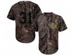 Cleveland Indians #31 Danny Salazar Camo Realtree Collection Cool Base Stitched MLB Jersey