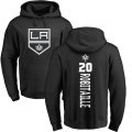 Los Angeles Kings #20 Luc Robitaille Black Backer Pullover Hoodie