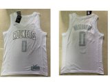 Houston Rockets #0 Russell Westbrook James Harden White 2020 MVP Nike Swingman Stitched NBA Jersey