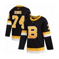 Boston Bruins #74 Jake DeBrusk Authentic Black Alternate Hockey Jersey