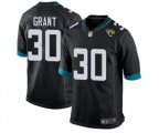 Jacksonville Jaguars #30 Corey Grant Game Teal Black Team Color Football Jersey