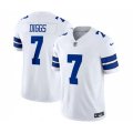 Dallas Cowboys #7 Trevon Diggs White 2023 F.U.S.E. Limited Stitched Football Jersey