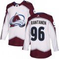 Colorado Avalanche #96 Mikko Rantanen White Road Authentic Stitched NHL Jersey