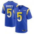 Los Angeles Rams #5 Jalen Ramsey Nike Blue Alternate Limited Jersey