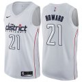 Washington Wizards #21 Dwight Howard Swingman White NBA Jersey - City Edition